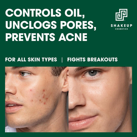 Shakeup – Men’S Facial Toner With Glycolic Acid, Lightweight Vegan Formula, Daily Skincare Step, 200Ml