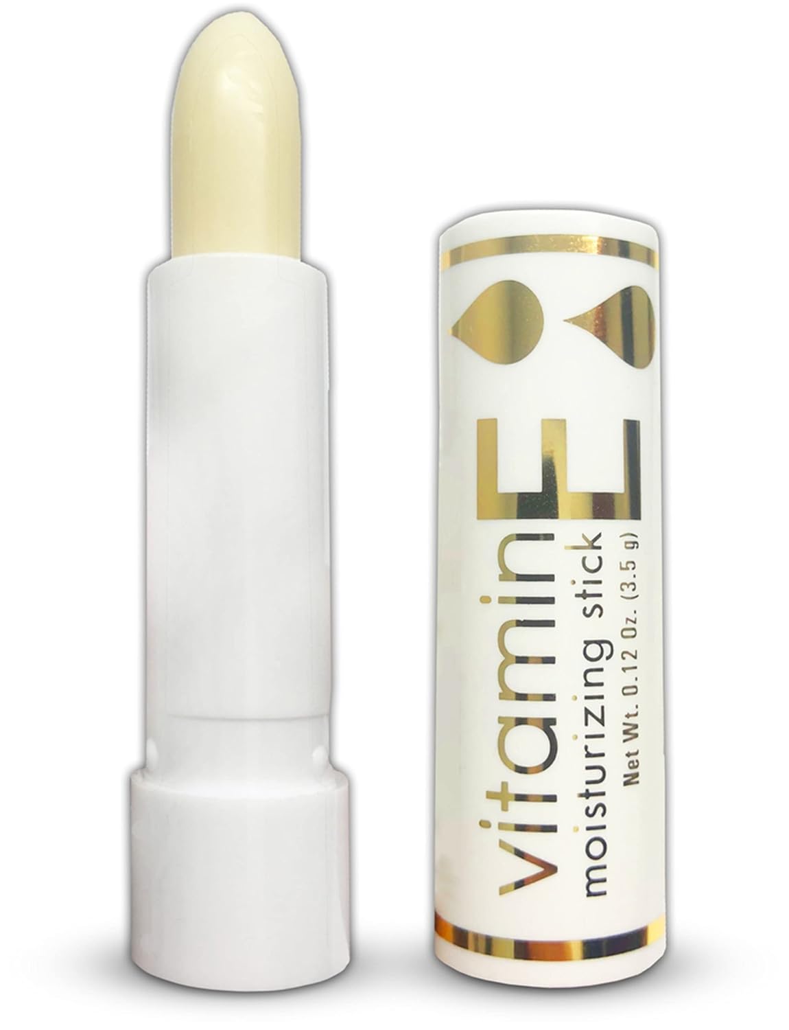 Piping Rock Vitamin E Moisturizing Stick | Lip Nourishing and Conditioning Balm | Free of Parabens, SLS & Fragrances