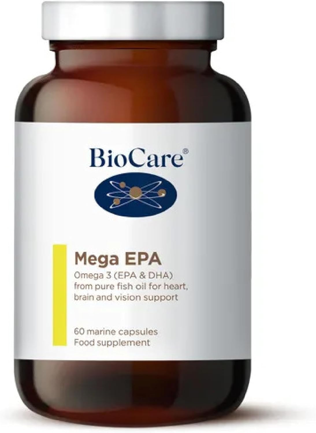 BioCare Mega EPA | Pure Fish Oil with Omega-3 Fatty Acids, EPA & DHA |220 Grams
