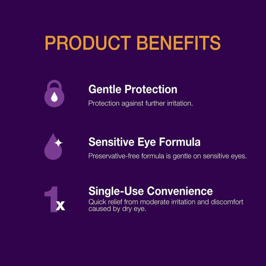 Genteal Moderate Dry Eye Relief, Lubricant Eye Drops - .5 Fl Oz