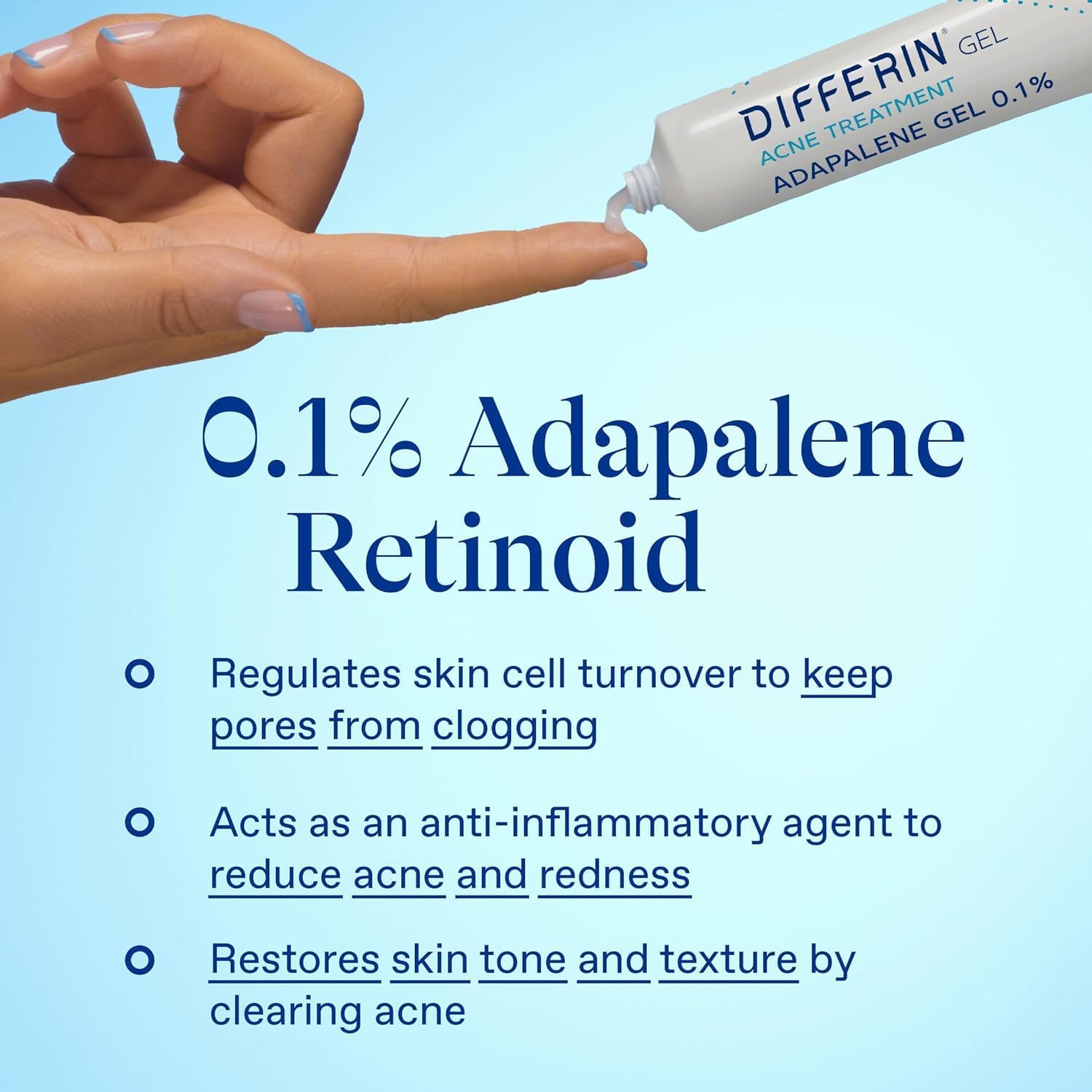 Differin Skincare Kit With Acne Treatments For Face, 3-Step Regimen With Daily Oil-Free Hydrating Face Wash, Differin Adapalene Gel Retinoid, & Face Moisturizer With Spf, Acne Kit For Acne-Prone Skin : Beauty & Personal Care