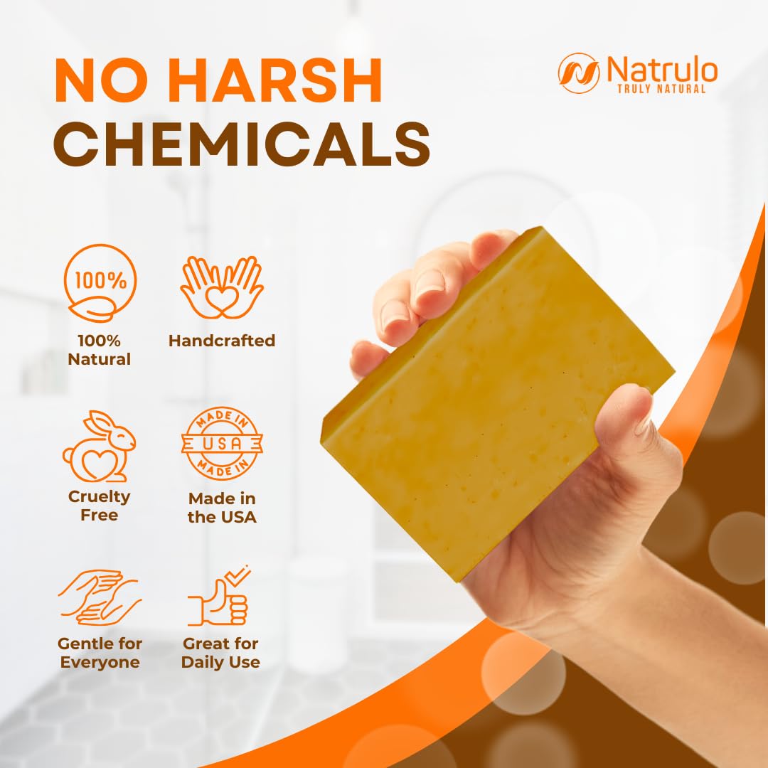 Turmeric Soap Bar For Face & Body – Natural Turmeric Skin Brightening Soap For Dark Spots, Intimate Areas, Underarms – Turmeric Face Wash Reduces Acne, Scars & Cleanses Skin – Made In Usa : Beauty & Personal Care