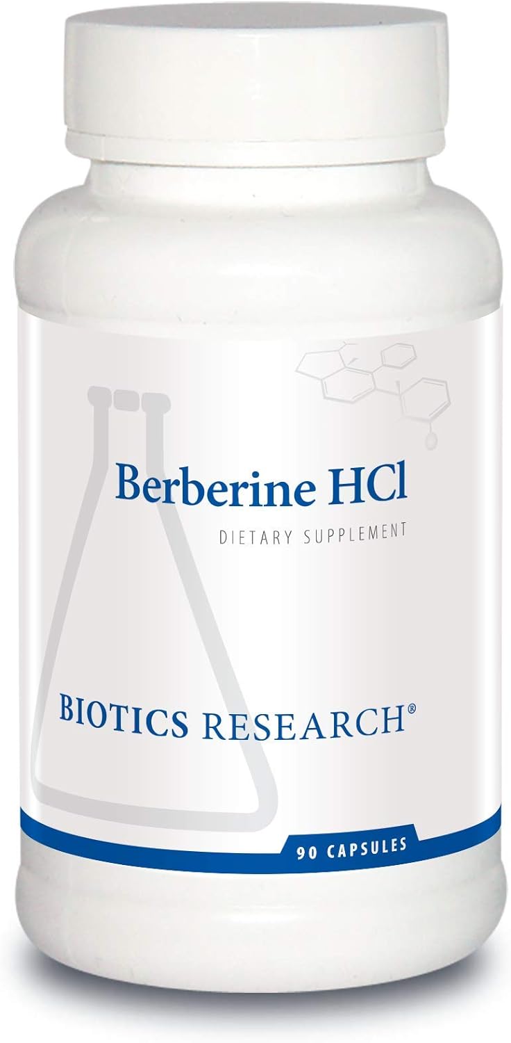 Biotics Research Berberine HCl ? Botanical Supplement, Provides Support for Existing Healthy Blood Sugar and Insulin Levels, Supports Healthy Cholesterol