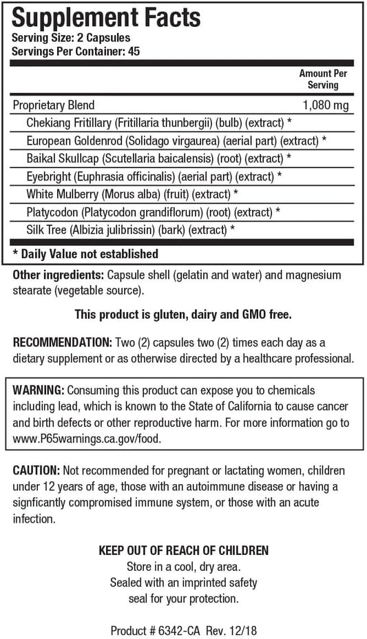 Biotics Research Histoplex-Ab™– Natural Anti-Histamine, Immune Support, Allergy Buster, Breathe Easier, Powerful Botanical Blend 90 Caps