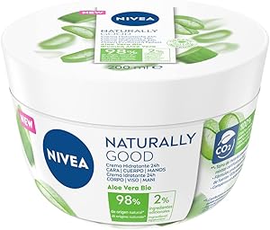 Nivea Naturally Good Aloe Vera Moisturizing Cream 200 Ml
