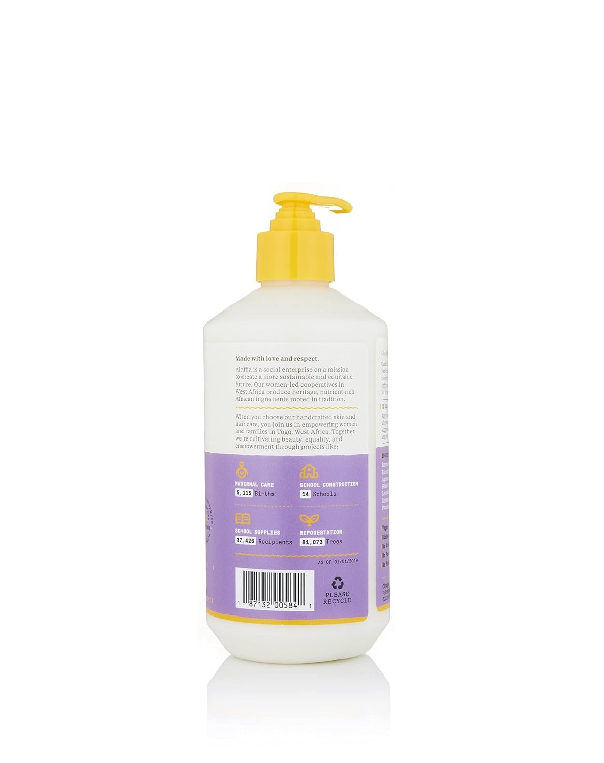 Alaffia Everyday Shea Body Lotion, Gentle For Babies And Up, Gently Helps Clean Skin And Calm Children With Shea Butter, Lemon Balm, And Lavender Oil, Fair Trade, Lemon Lavender, 16 Fl Oz : Baby Bath Towels : Beauty & Personal Care