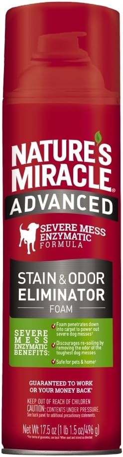 Nature'S Miracle Pet Stain And Odor Remover Foam Aerosol Sprays