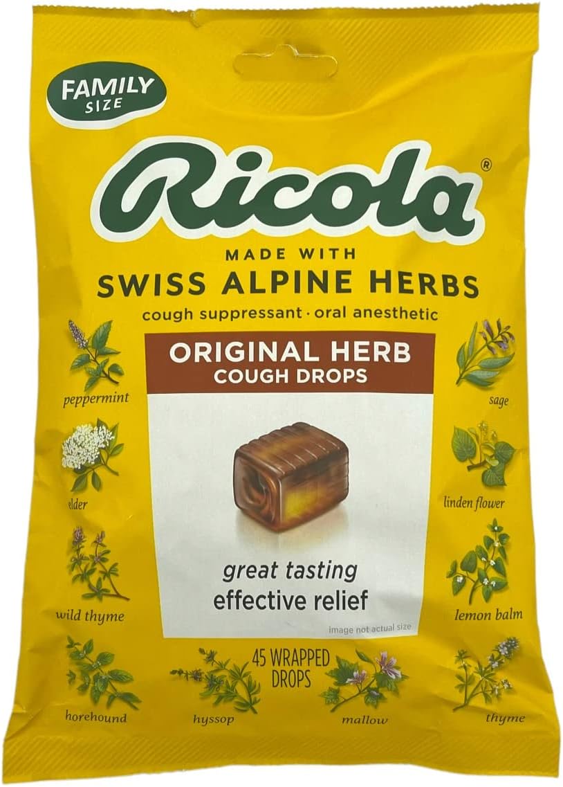 Ricola Natural Herb Cough Drops 50 Each (Pack of 3)