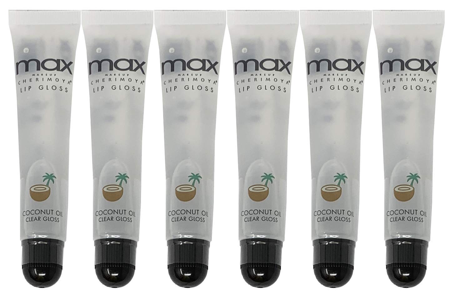 Cherimoya 6Pack Max Makeup Lip Polish (Coconut)