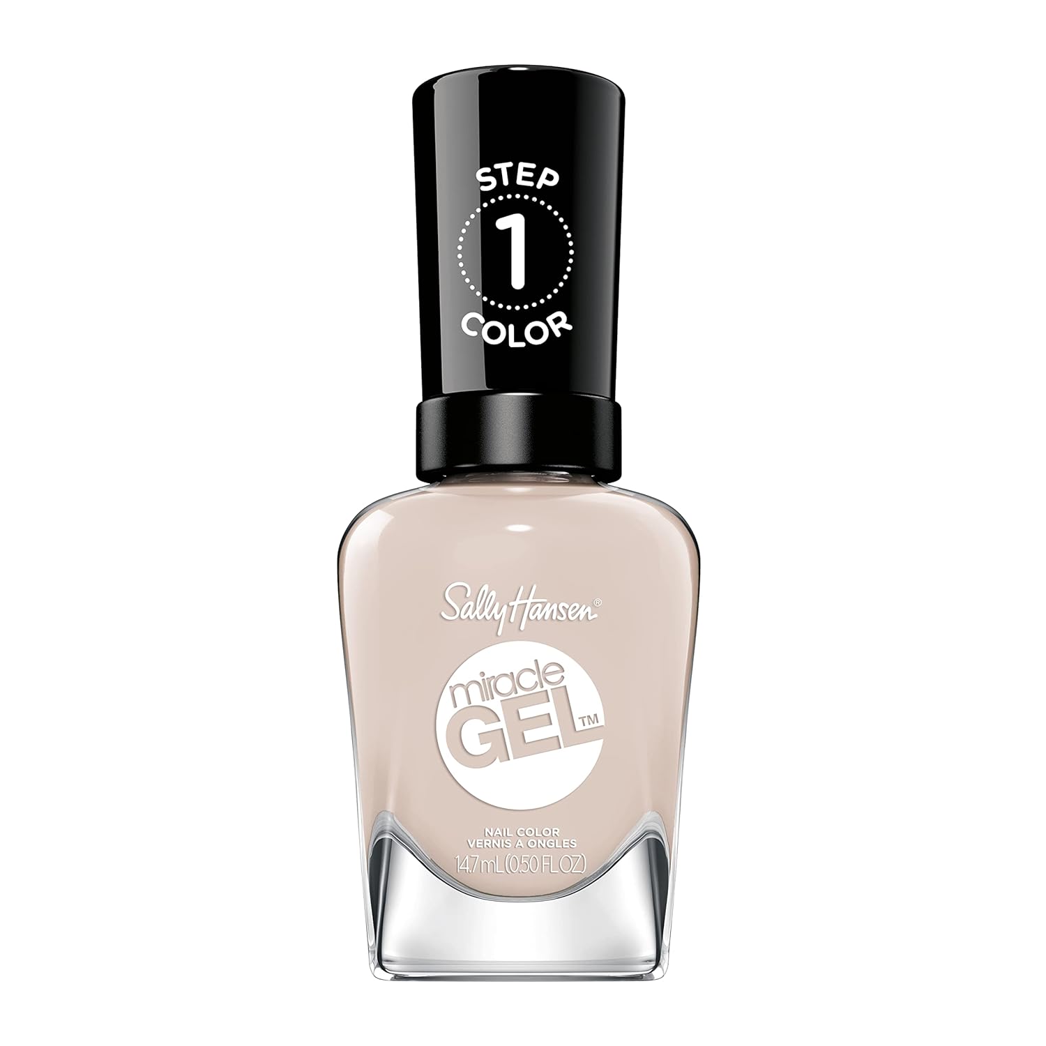 Sally Hansen Miracle Gel™, Cozy Chic Stay Toasty, Long Lasting, Gel-Like Formula, No Uv Lamp Needed, Nude Nail Polish