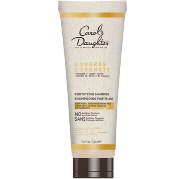 Carol'S Daughter Goddess Strength Fortifying Shampoo For Wavy, Coily And Curly Hair, Sulfate Free Shampoo With Castor Oil For Weak Hair, 11 Fl Oz