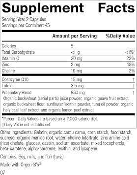 Standard Process Regeneplex - Whole Food Antioxidant, Blood Circulation And Skin Health, Digestion And Digestive Health With Coenzyme Q10 And Holy Basil For Wrinkles And Fine Lines - 90 Capsules
