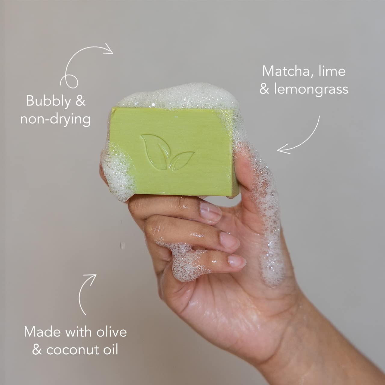 Ethique Invigorating Matcha, Lime, & Lemongrass Soap Bar - Body Wash for All Skin Types - Plastic-Free, Vegan, Cruelty-Free, Eco-Friendly, 4.23 oz (Pack of 1) : Beauty & Personal Care