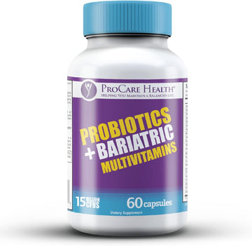 Bariatric Multivitamin + Probiotics | 45mg Iron | 60 Count | One Month Supply