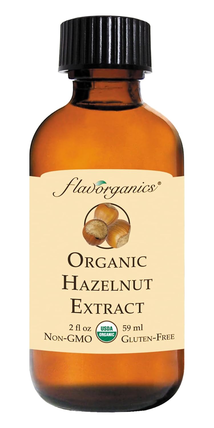Flavorganics Organic Extract, Hazelnut, 2 Ounce : Grocery & Gourmet Food