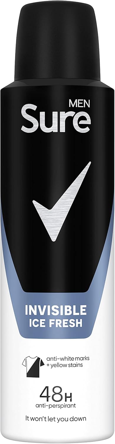 Sure Men Invisible Ice Fresh Anti-Perspirant Aerosol 150 Ml