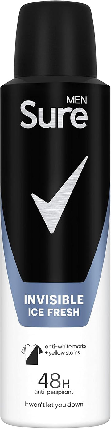 Sure Men Invisible Ice Fresh Anti-Perspirant Aerosol 150 Ml