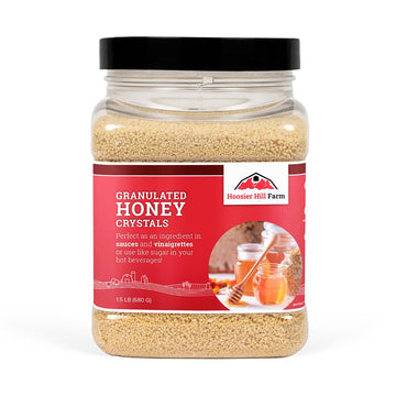 Hoosier Hill Farm Granulated Honey Crystals, 1.5Lb (Pack Of 1)