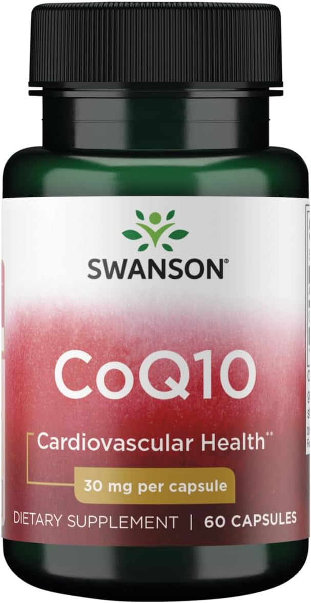 Swanson Coq10 30 30 Milligrams 60 Capsules