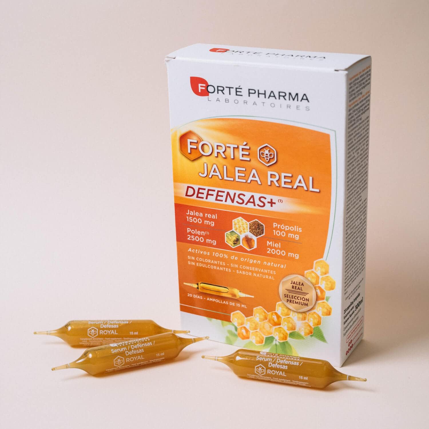Forté Pharma Jalea Real Defensas+ 15Ml - 20 Ampollas
