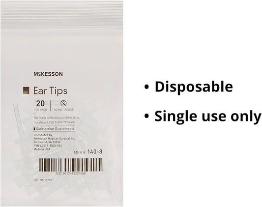 Mckesson Ear Tips For Ear Wash System, Single Use, Disposable, 20 Count, 1 Pack