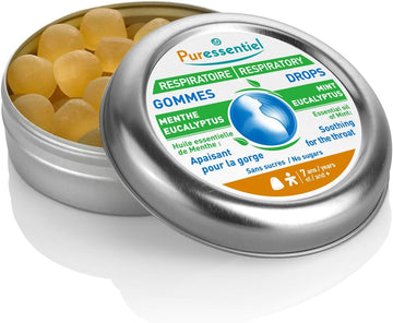 Puressentiel Respiratory Eucalyptus Throat Drops, 45 G