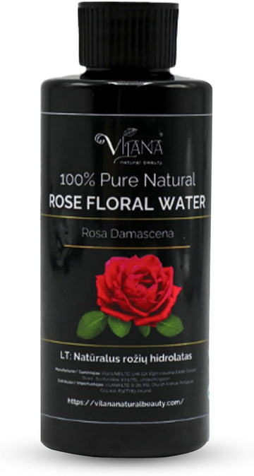 Vilana Natural Beauty | Rose Hydrolate | Nourishing & Soothing (100ml) : Amazon.co.uk: Beauty