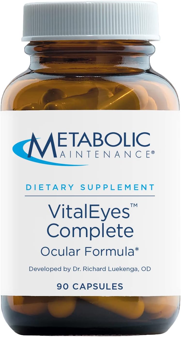 Metabolic Maintenance Vital Eyes Complete - Ocular Support Multivitamin with Lutein + Zeaxanthin (90 Capsules)