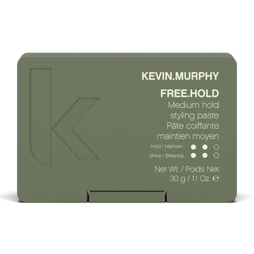 Kevin.Murphy Free.Hold - Hair Styling Paste - For All Hair Types - Medium Hold - Breakage Prevention - Styling Product - Paraben Free Hair Care - 30 G / 1.1 Oz