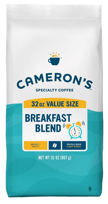 Cameron'S Coffee Roasted Whole Bean Coffee, Breakfast Blend, 32 Ounce, (Pack Of 1)