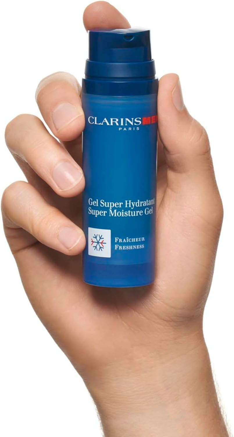 Clarins Men Super Moisture Gel 50ml | Lightweight, Oil-Free Moisturiser for Instant Hydration & Energised Skin : Amazon.co.uk: Beauty