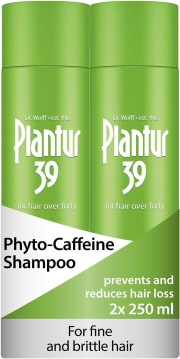 Plantur 39 Caffeine Shampoo Prevents And Reduces Hair Loss 3X 250Ml | For Fine Brittle Hair | Unique Galenic Formula Supports Hair Growth | Women Hair Care Made In Germany