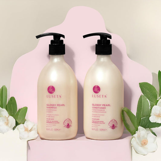 Luseta Curly Hair Shampoo And Conditioner Set - Define Curls And Restore Bounce With Coconut Oil For Waves And Curls, Intensely Moisturizing, Color Safe And Sulfate Free