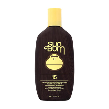 Sun Bum Original Spf 15 Sunscreen Lotion | Vegan And Hawaii 104 Act Compliant (Octinoxate & Oxybenzone Free) Broad Spectrum Moisturizing Uva/Uvb Sunscreen With Vitamin E | 8 Oz