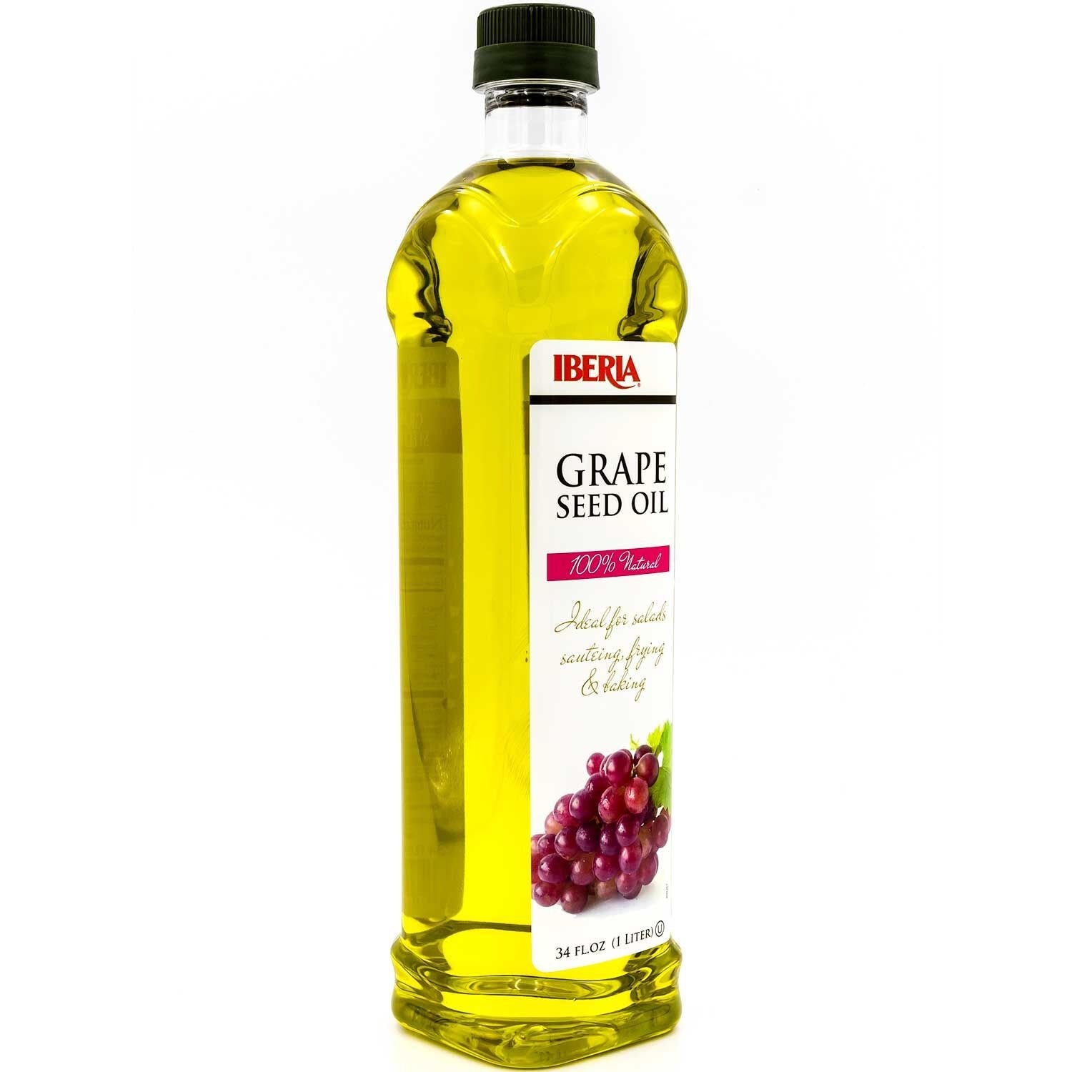 Iberia All Natural Grapeseed Oil, 34 Fl. Oz