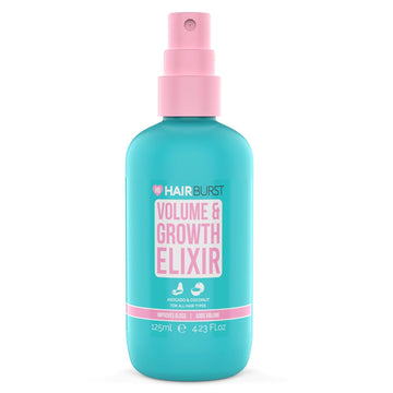 Hair Burst Volumising & Growth Elixir - Multipurpose Spray For Thickness, Shine & Root Boost - Non Greasy Formula - Heat And Uv Damage Protection