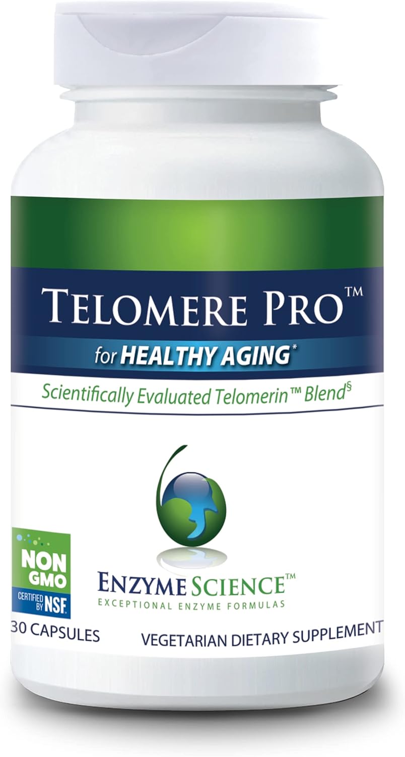 Telomere Pro, 30 Capsules ? Supports Cellular Health, Energy Production, and Healthy Aging ? Formulated with Vitamin D3, Rhodiola, and Astragalus ? Natural Telomerase Supplement