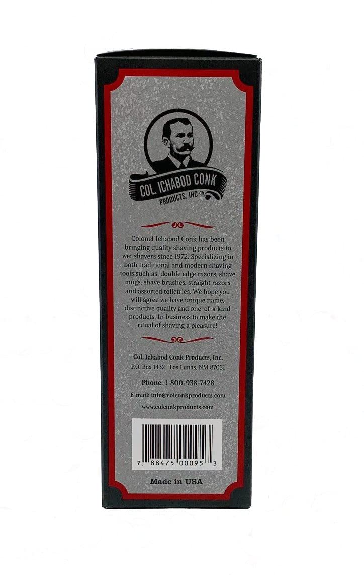 Colonel Ichabod Conk Bay Rum After Shave Cologne 4 Fl. Oz. Glass Bottle : Beauty & Personal Care