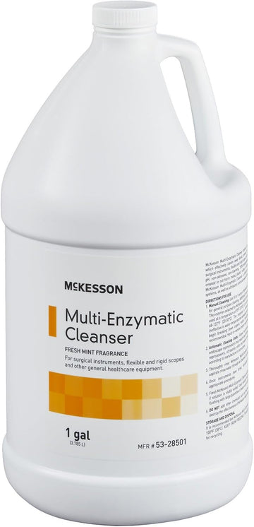 Mckesson Multi-Enzymatic Cleanser, For Surgical Instruments, Eucalyptus Spearmint Scent, 1 Gal, 1 Count, 1 Pack