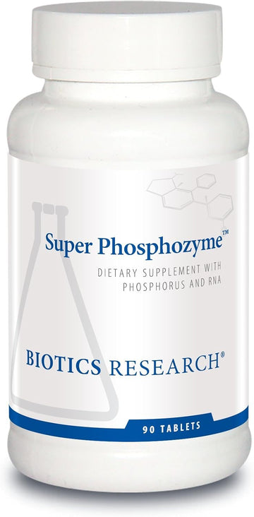 Biotics Research Super Phosphozyme™ –Phosphorous And Rna, Electrolytes, Healthy Bones And Teeth, Protein Production, Energy Support. 90 Tabs