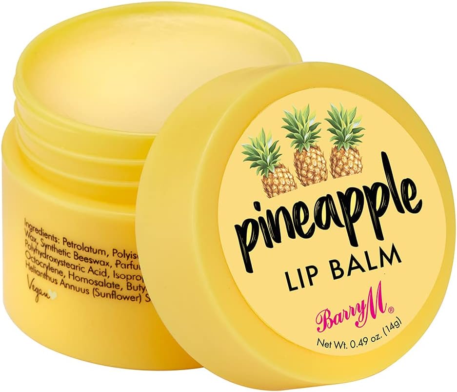 Barry M Cosmetics Lip Balm Nourishing Lip Treatment, Pineapple : Amazon.co.uk: Beauty