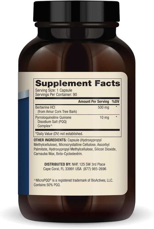 Dr. Mercola Berberine And Mircopqq Advanced, 90 Servings (90 Capsules), Dietary Supplement, Supports Immune And Organ Health, Non Gmo