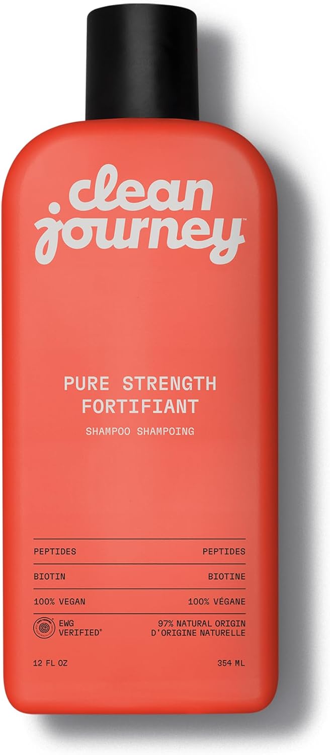 Cleanjourney Divine Hydration Hair Shampoo, Ewg Verified, Infused With Panthenol And Biotin, For Dry, Brittle Hair, Clean Ingredients, Vegan, Tropical Scent, 354 Ml