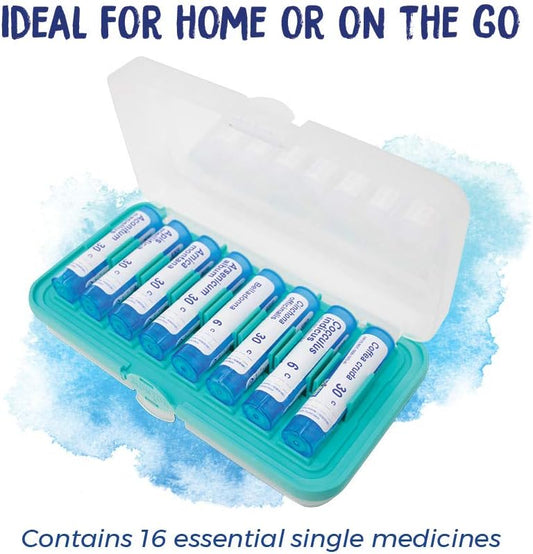 Boiron Homeotravel Travel Case First Aid Kit Filled With Homeopathic Medicines