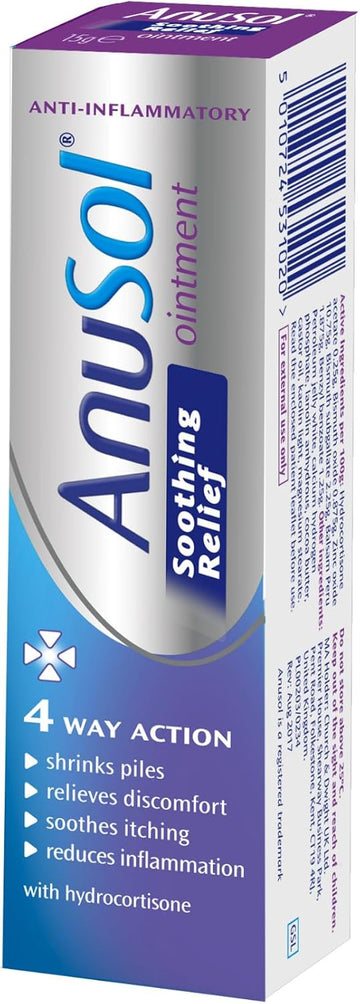 Anusol Soothing Relief Ointment, 15G