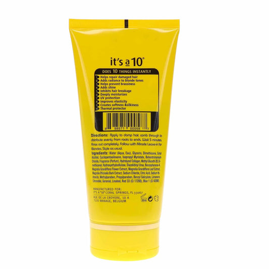 It'S A 10 Miracle Five Minute Hair Repair Conditioner For Blondes, 5 Ounce : Standard Hair Conditioners : Beauty & Personal Care