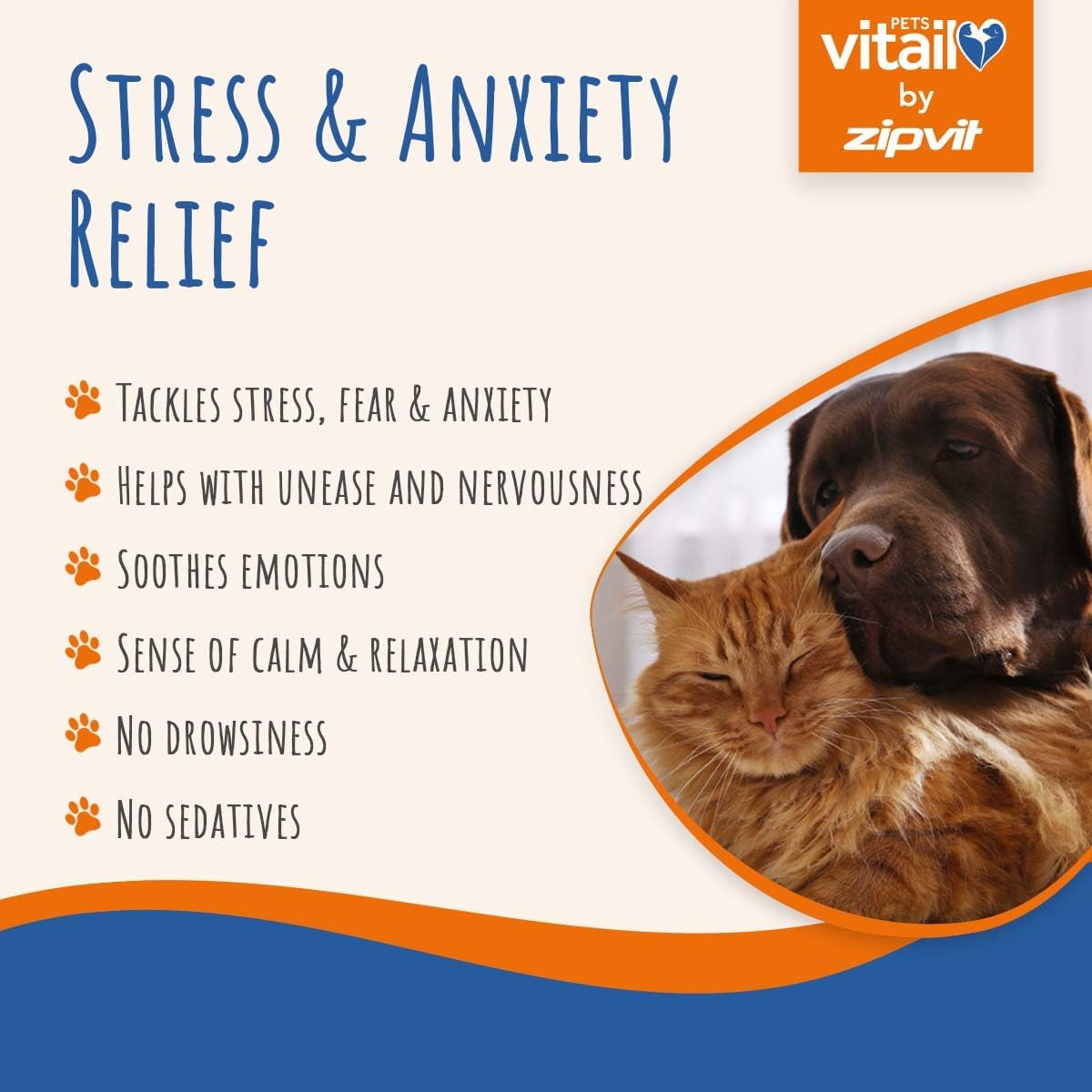 Zipvit Dog Calming Tablets, Natural Calming Support, Reduces Stress, Anxiety, Fear and Separation Anxiety, 120 Tablets, Liver Flavour : Amazon.co.uk: Pet Supplies