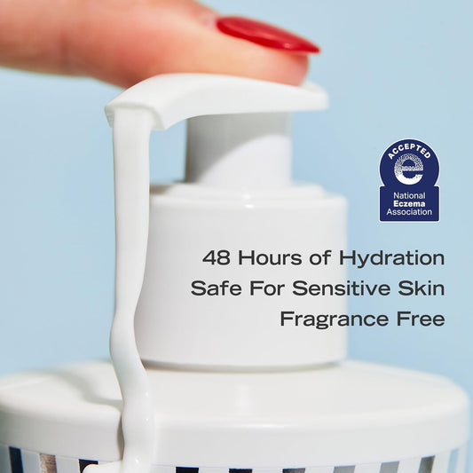 First Aid Beauty Ultra Repair Body Lotion – Lightweight, Daily Moisturizing Hydration For All Skin Types, Even Sensitive, Dry & Eczema – Cooling Cucumber, 10 Oz