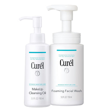 Curel Makeup Cleansing Oil and Face Wash