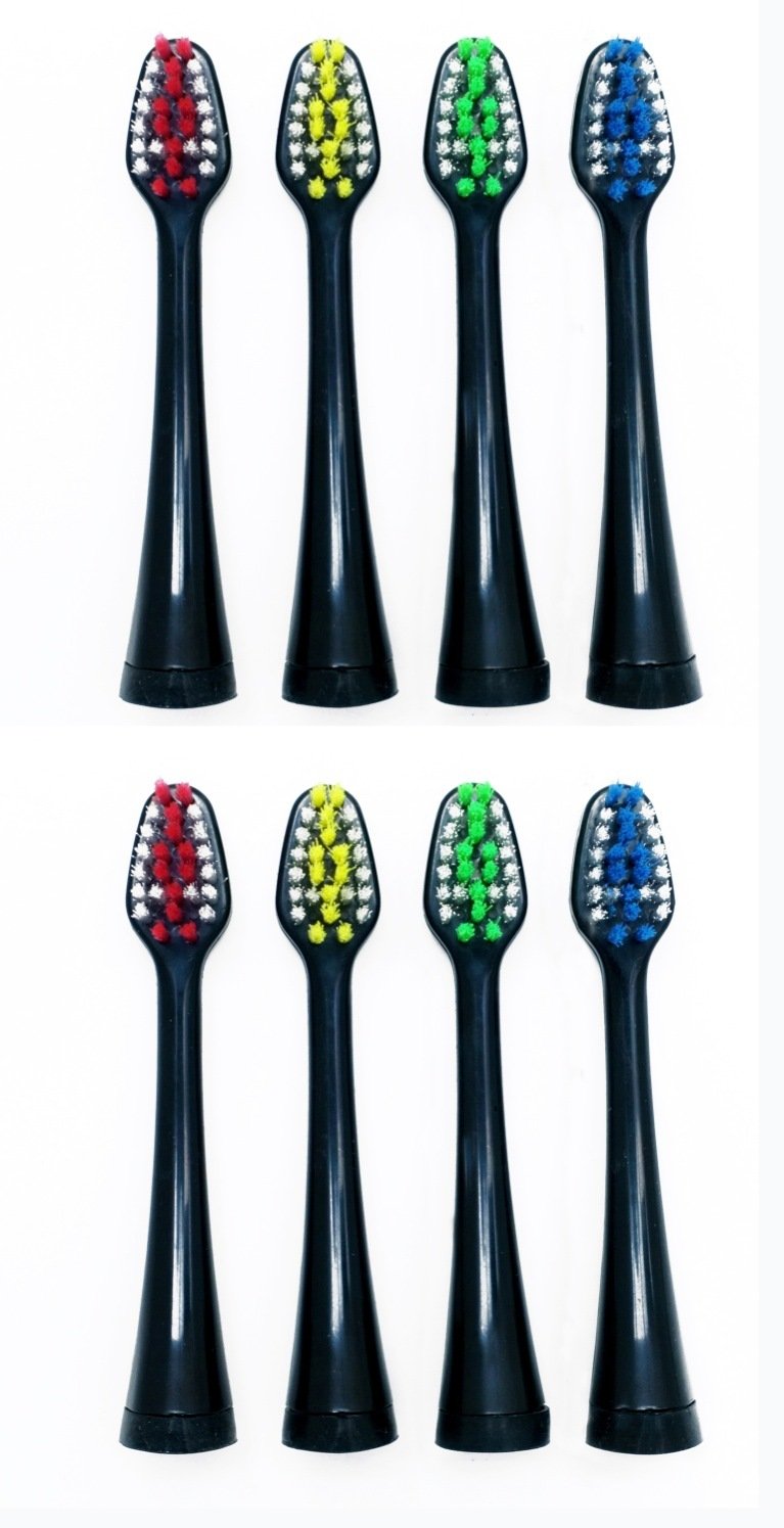 Pursonic Rbhd-8 8 -Pack Replacement Brush Heads For Pursonic S452 Model : Toothbrushes : Health & Household